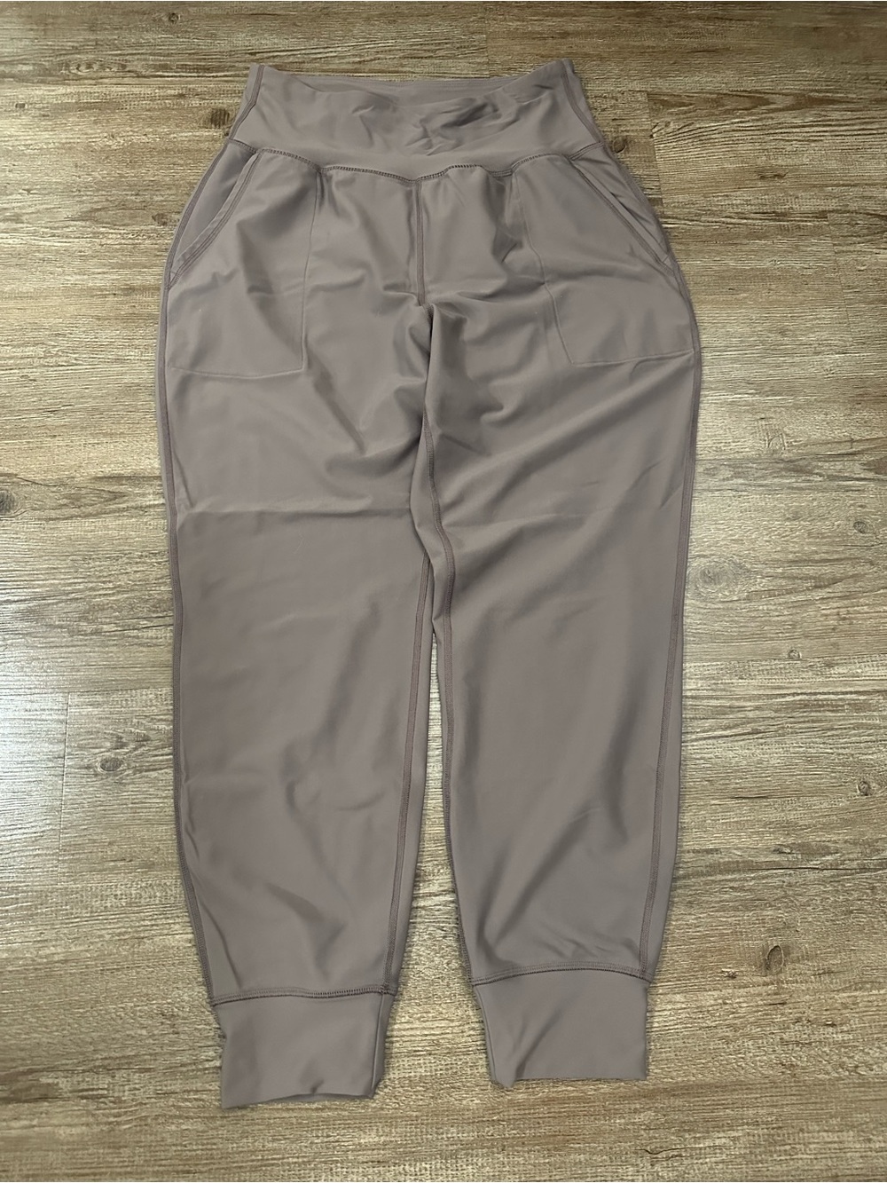 Athletic Jogger Leggings - Taupe